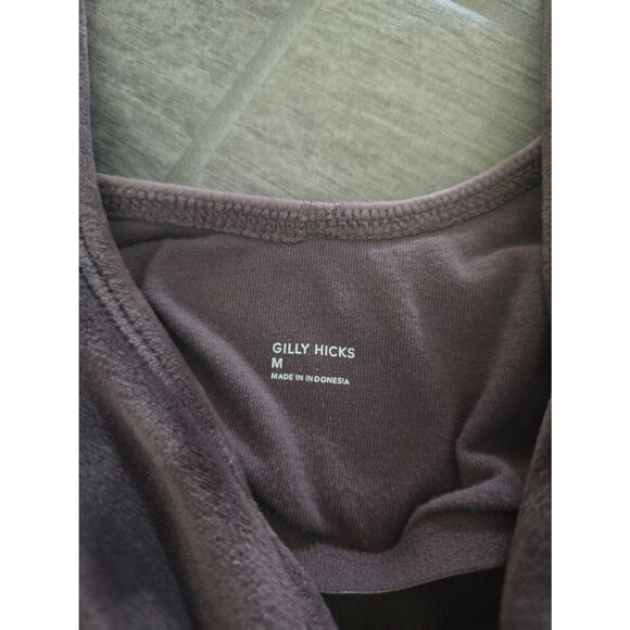 Gilly Hicks Velour Bralette Crop Top Purple Size Medium - Picture 2 of 6